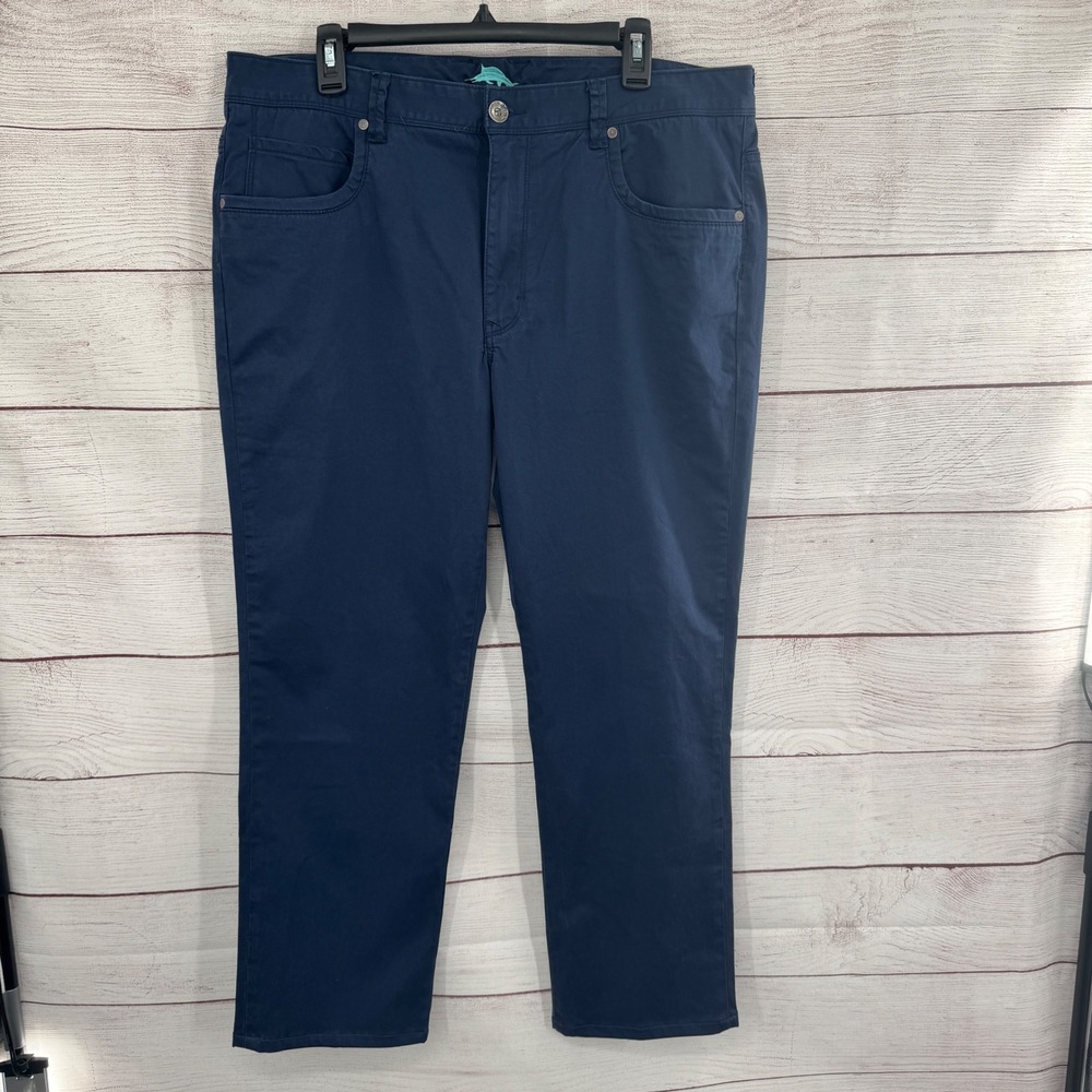 Tommy Bahama Relax Fit Chino Pants‎ Straight Leg Blue Men's Size 38x30